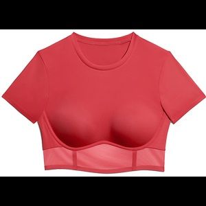 Ivy Park Coral Corset Top NWT